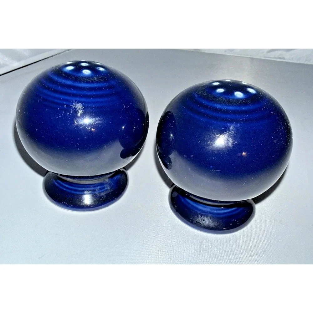 Homer Laughlin FIESTAWARE FIESTA COBALT BLUE Salt & Pepper Shaker Set Collection